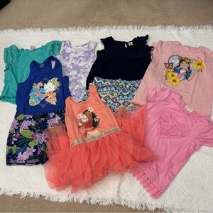 Girl’s Clothes Lot Spring Summer Bundle Set Kids Size 10-12 ( Large)